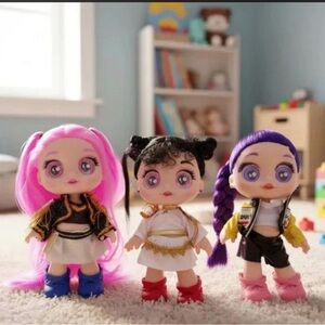 K- POP Demon Hunters Dolls - Mira , Zoey and Rumi - Coming Soon